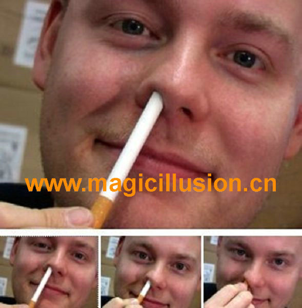 Magic cigarette up the nose